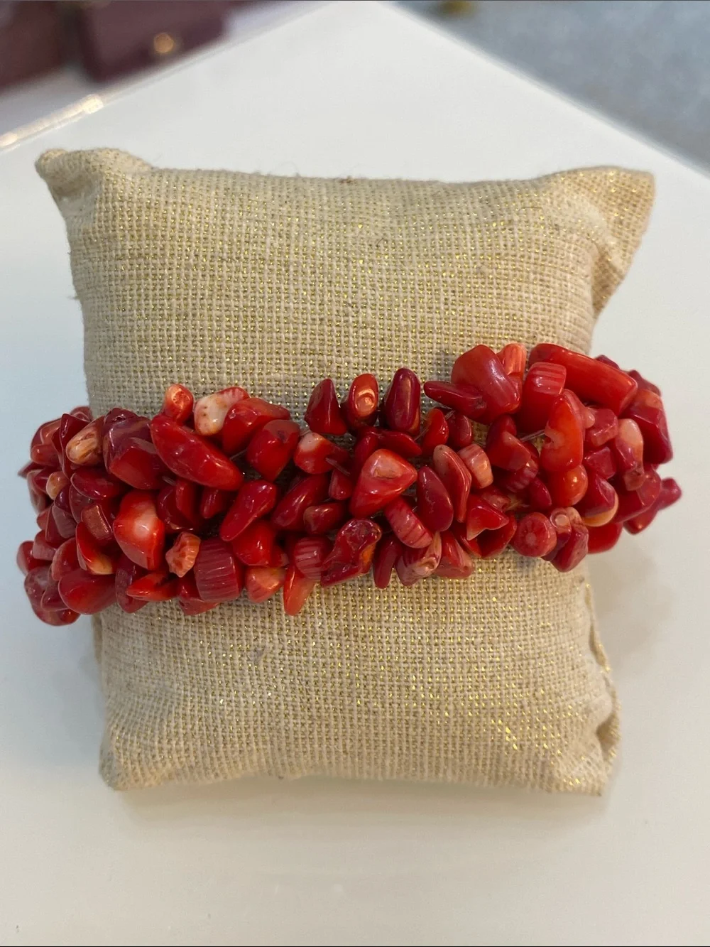 Coral bracelet